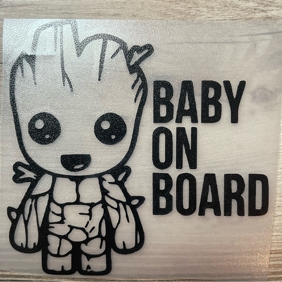 2 Custom Groot Vinyl Decals - Picture 2 of 4